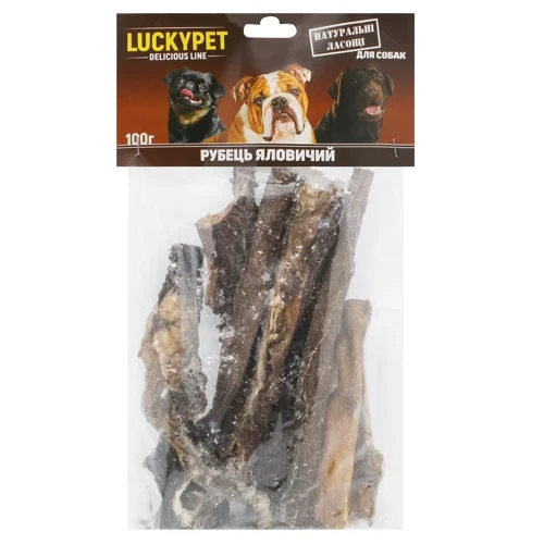 Ласощі для собак Lucky Pet Рубець яловичий 100г