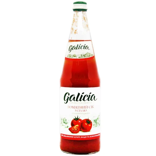 Сік Galicia томатний з сіллю 1л
