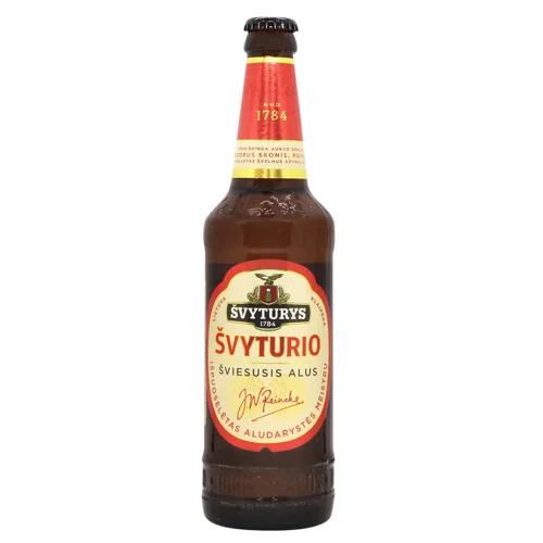 Пиво Svyturys Svyturio світле 5% 0,5л