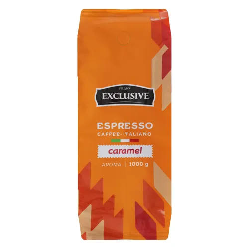 Кава натуральна смажена в зернах Caramel Primo Exclusive м/у 1кг