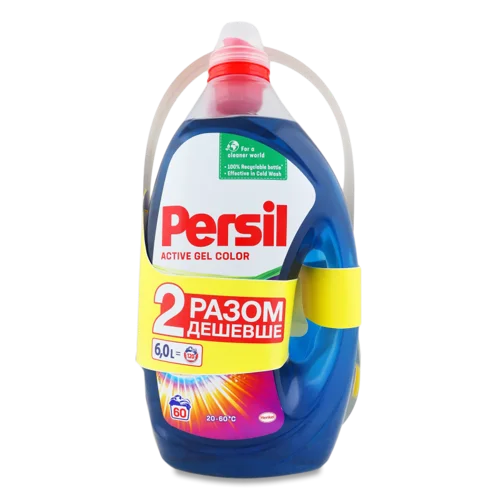 Засіб Для Прання Рідкий Active Gel Color Persil 2х3л