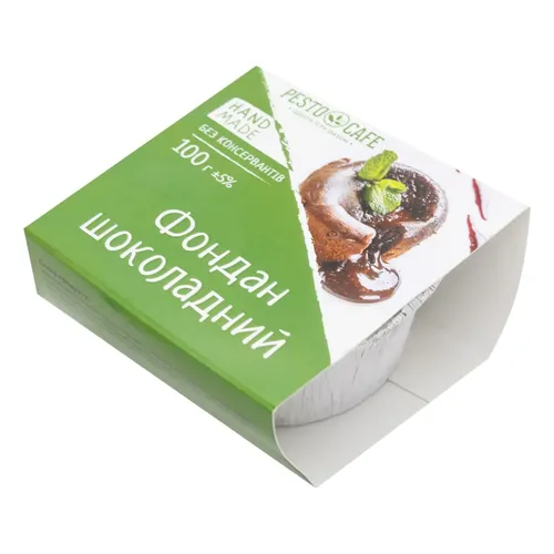 Тістечко Pesto Cafе Шоколадний фондан 120г