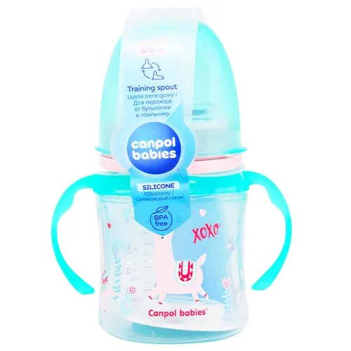 Кружка-непроливайка Canpol Babies Sweet Fun EasyStart тренувальна 120мл