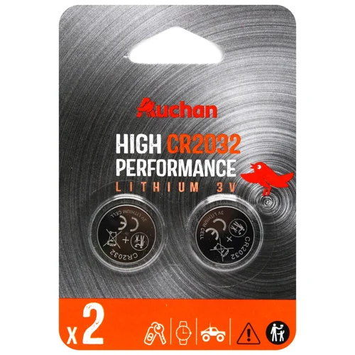 Батарейки Auchan Standart CR2032 2шт