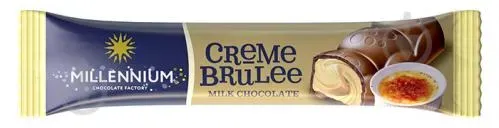 Шоколад 38г Millennium Creme Brulee м/уп