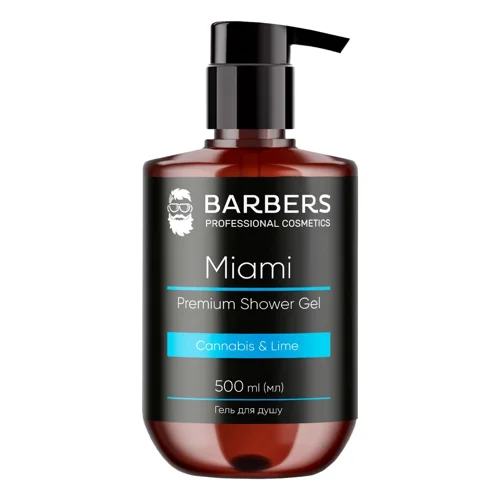 Гель для душу Barbers Miami 500мл