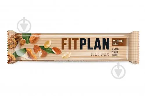 Батончик-мюслі з горіхом «Fitness Plan»