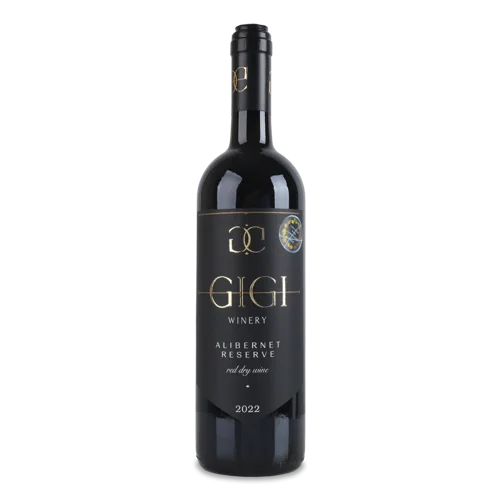 Вино Червоне Сухе Alibernet Reserve Gigi в/ґ, 0.75л, 13.5%