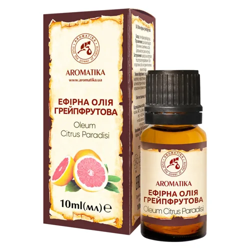 Олія ефірна Ароматика грейпфрутова 10мл