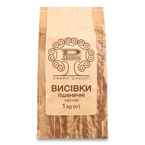 Висівки Пшеничні Харчові В/ґ, 1кг