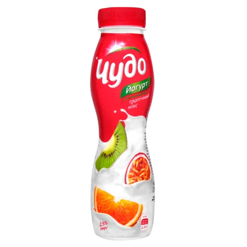 Йогурт 2.5% Тропічній мікс Чудо 270г
