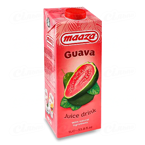 Напій соковий Maaza «Гуава» негазований тетра, 1л