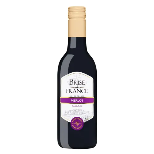 Вино Brise de France Merlot червоне сухе 12,5% 250мл