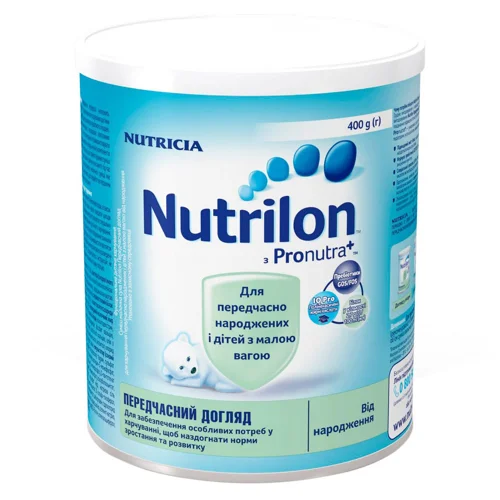 Суміш молочна суха Nutrilon Передчасний догляд для дітей з народження 400г