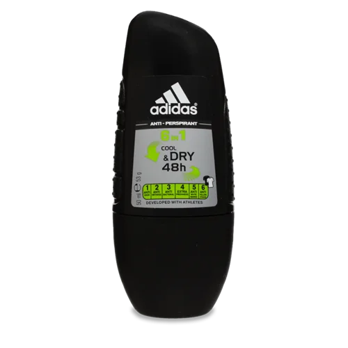 Дезодорант-антиперспірант Кульковий Cool&Dry 6 in 1 Adidas 50 мл