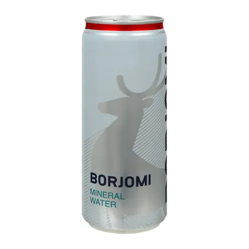 Вода мінеральна Borjomi сильногазована з/б 0,33л