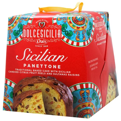 Панеттоне традиційний в коробці ТМ Dais Dolcesicilia 750 г