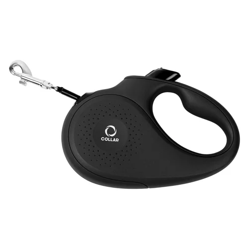 Повідець-рулетка Collar зі стрічкою XS до 12кг 3м чорний