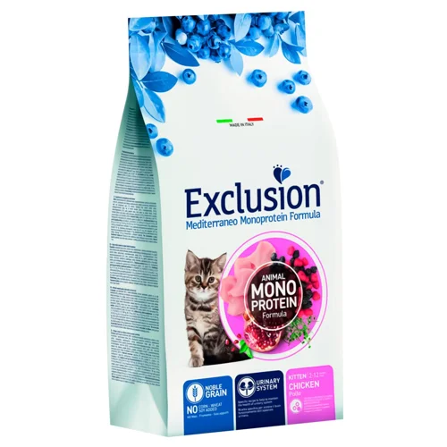 Корм сухий Exclusion з куркою для кошенят 300г