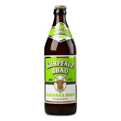 Пиво Kurpfalz Brau Barbara Bock янтарне 0,5л
