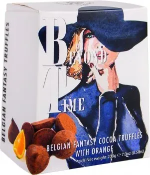 Конфети Belgian Chocolate Beyond Time трюфелі з апельсином 200г