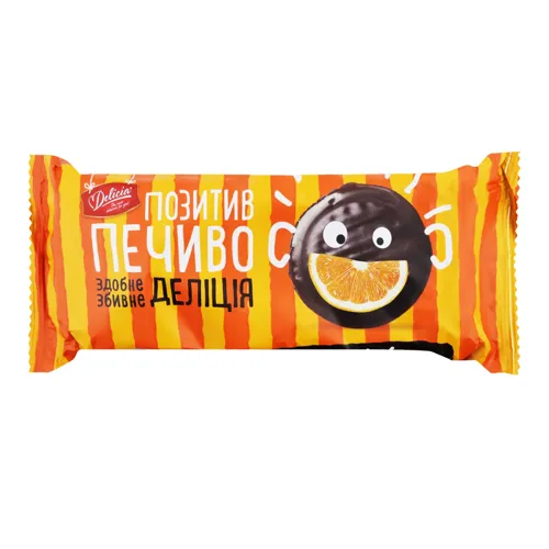Печиво здобне зі смаком апельсина Delicia м/у 135г