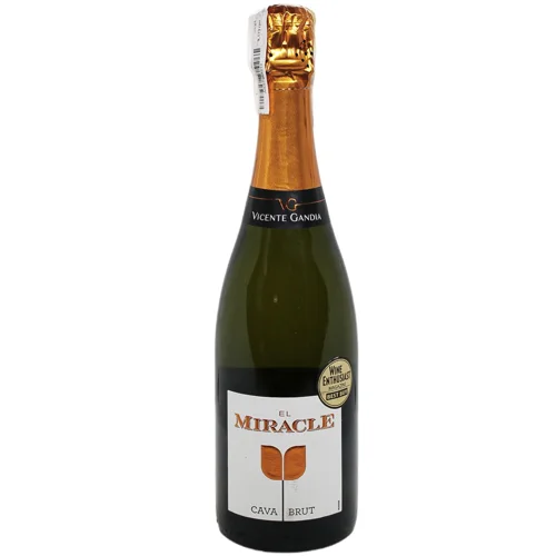 Вино ігристе El Miracle Cava біле брют 11,5% 0,75л