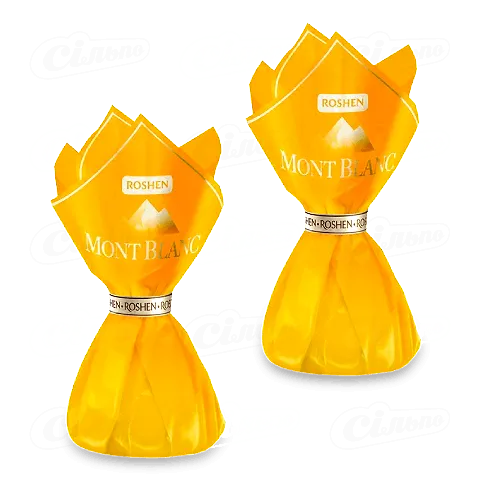 Цукерки Roshen «Монблан» шоколад і сезам, кг
