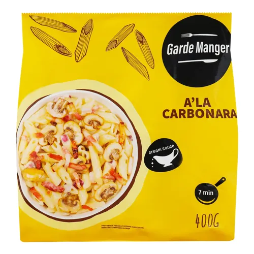Карбонара з шампіньйонами заморожена Garde Manger м/у 400г