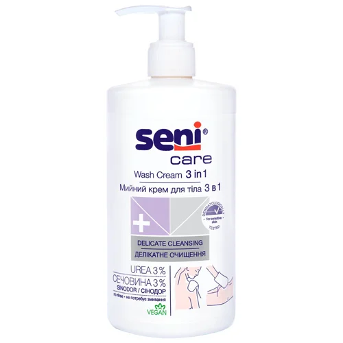 Крем для тіла Seni Care 3in1 мийний 500мл