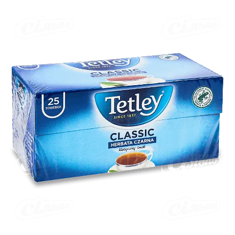 Чай чорний Tetley Classic Black, 25*1,5г