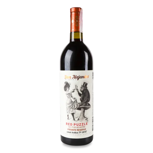 Вино Червоне Сухе Red Puzzle Don Alejandro Winery, 0.75л, 12.5% в/ґ