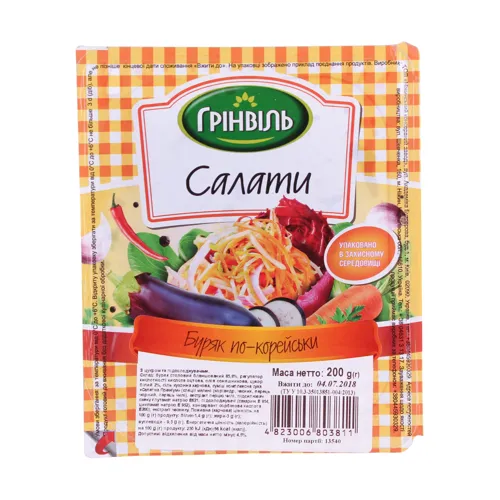 Салат Буряк по-корейськи Грінвіль п/у 200г