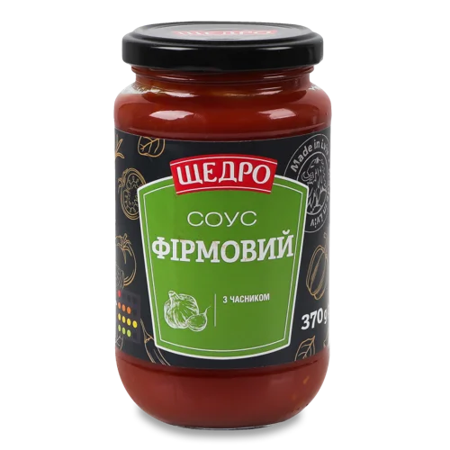 Соус Часниковий Вищого Ґатунку, С/Б 370г