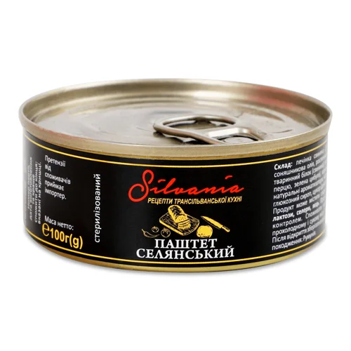 Паштет Silvania селянський з/б,100г