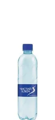 Вода питна Чистий ключ, сильногазована, 0,5л