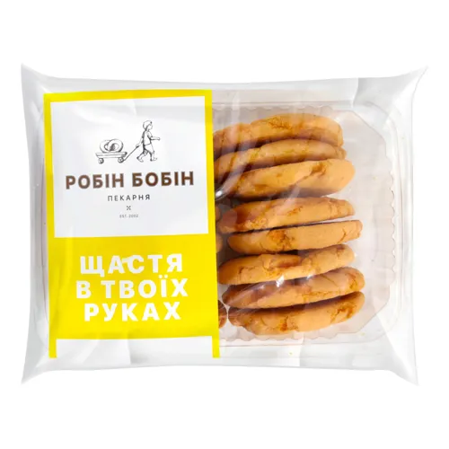 Печиво здобне пісочно-відсадне Карамелька Робін Бобін м/у 170г