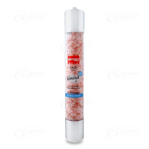 Сіль Montosco гімалайська рожева, млинок, 590г