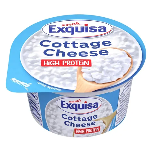 Сир кисломолочний Exquisa зернистий 4,3%, 200г