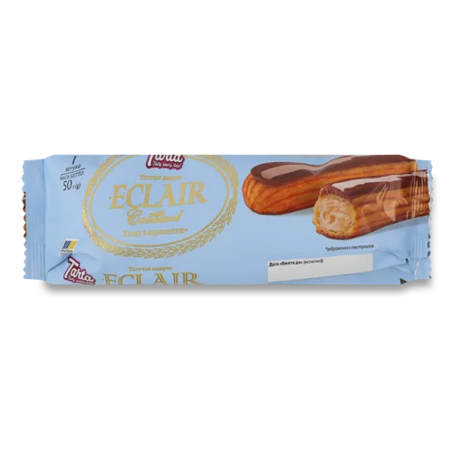 Заварне Тістечко Еклер з Карамеллю Tarta, м/у 50г