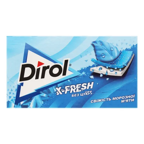 Гумка жувальна Свіжість морозної м'яти Х-Fresh Dirol 13.5г