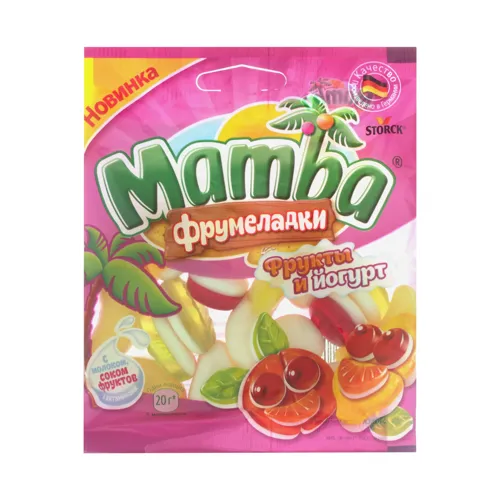 Мармелад жувальний Фрукти і йогурт Фрумеладки Mamba м/у 72г
