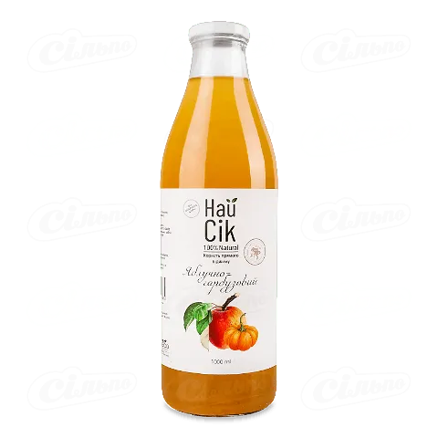 Сік «Найсік» яблучно-гарбузовий неосвітлений пастеризований, 1л