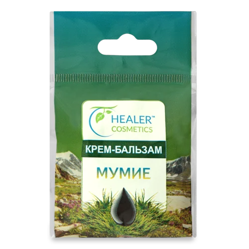 Крем-бальзам Муміє Healer Cosmetics 10г, натуральний, в/ґ