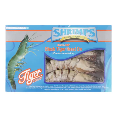 Креветки в панцирі Тигрові Tiger с/м з/г к/у 1кг