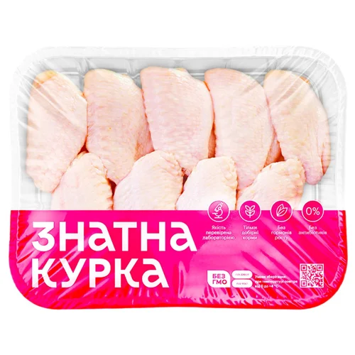 Крило курчат-бройлерів Знатна курка фасоване охолоджене