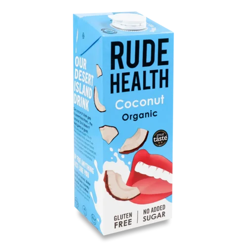 Напій Rude Health рисовий з кокосом органічний