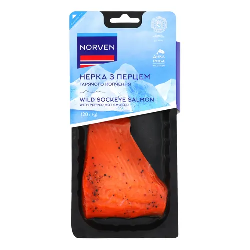 Нерка з перцем Norven г/к п/у 120г