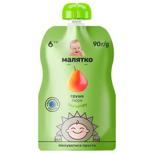 Пюре Малятко груша 90г