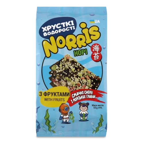 Норі з Фруктами Norris, Натуральна Оболонка, 10 г